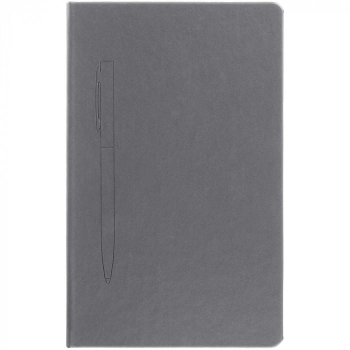 Ежедневник Magnet Shall, недатированный, серый