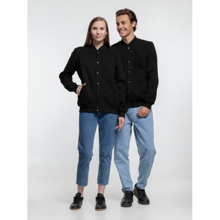 Бомбер Graduate, черный, размер XXL