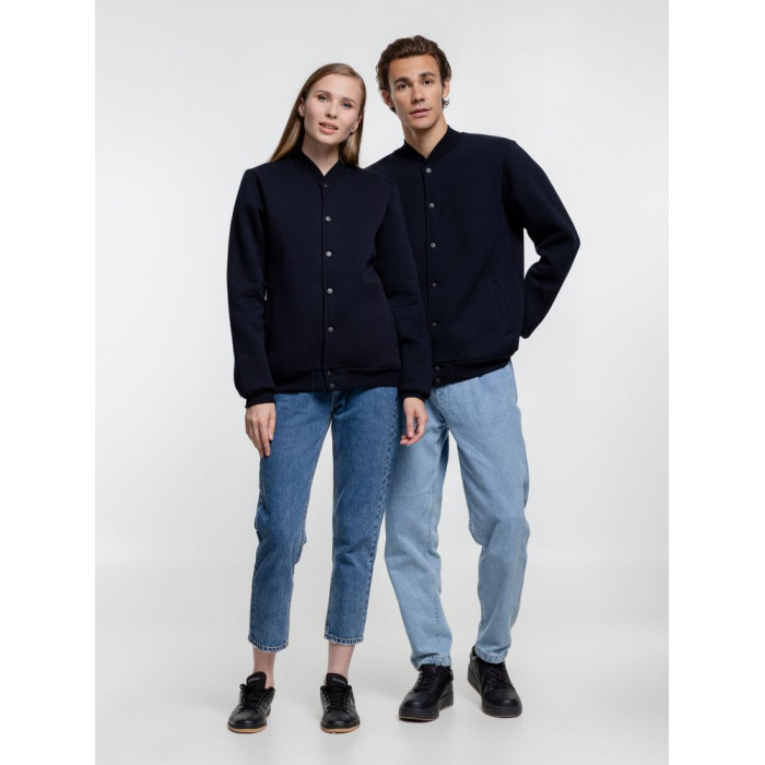 Бомбер Graduate, темно-синий, размер S