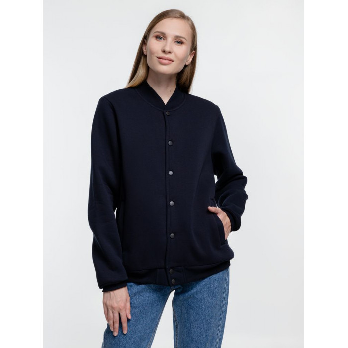 Бомбер Graduate, темно-синий, размер S