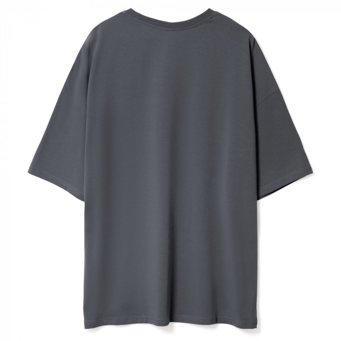 Футболка унисекс оверсайз Crosstown, темно-серая, размер XXL