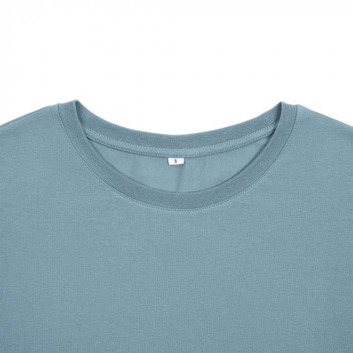 Футболка унисекс оверсайз Crosstown, серо-зеленая, размер XXL