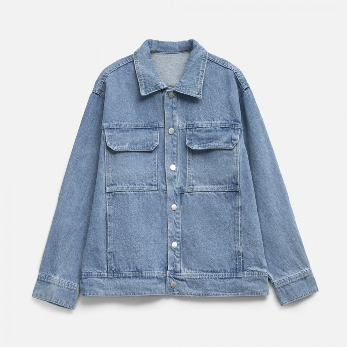 Куртка джинсовая O2, голубая, размер XS/S