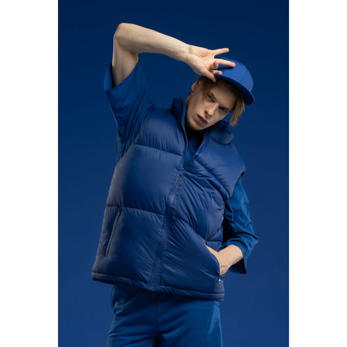 Жилет двусторонний V2, синий, размер XL/XXL