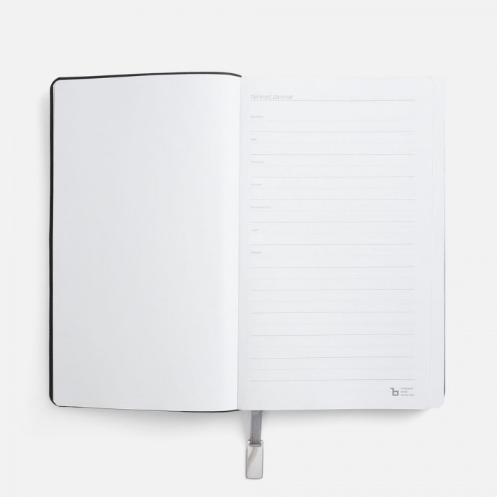 Ежедневник Petrus, недатированный, голубой