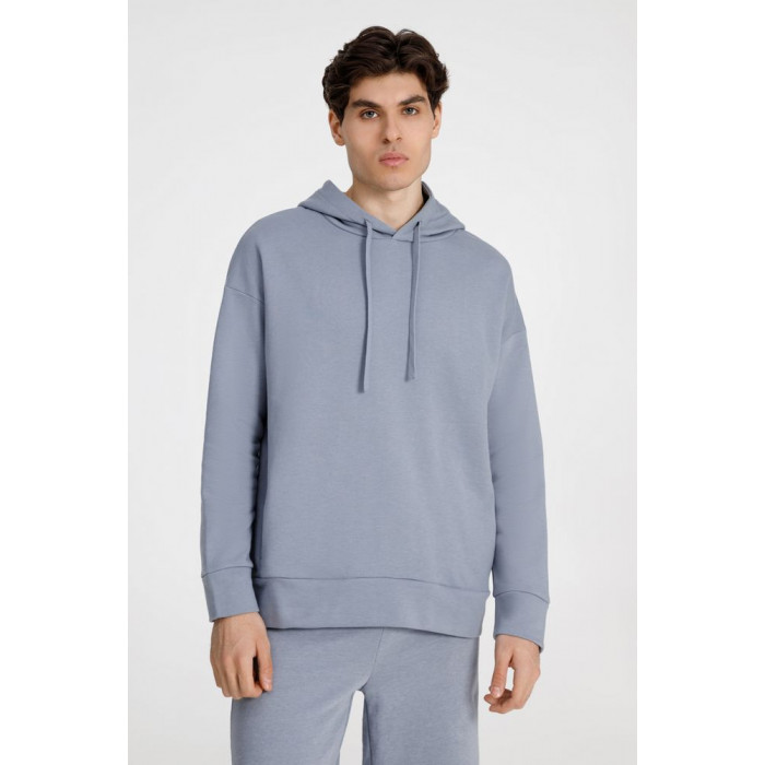 Худи унисекс H2, серое, размер XL/XXL