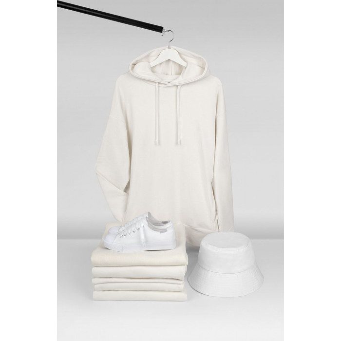 Худи унисекс H2, молочно-белое, размер XL/XXL