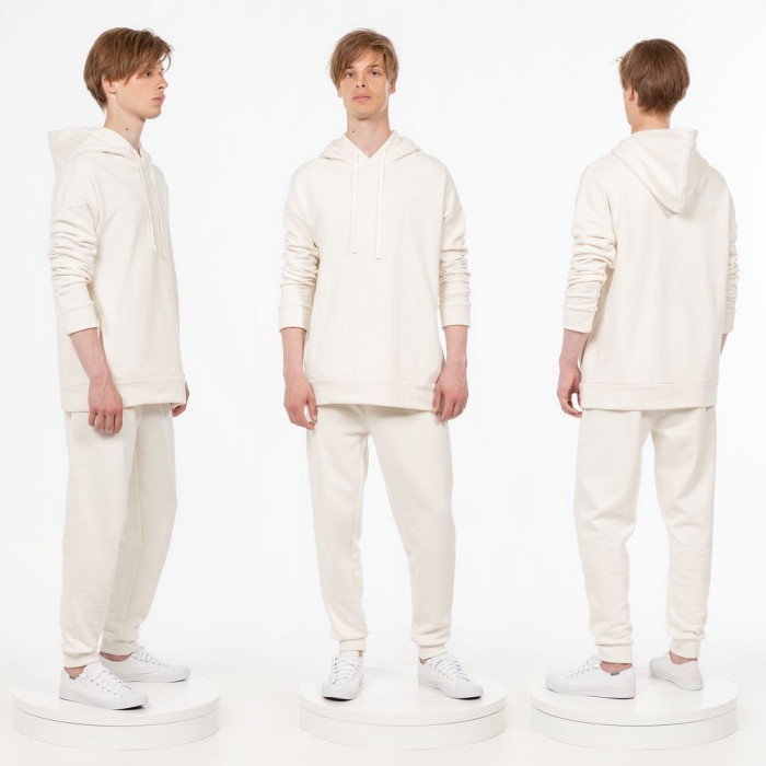 Джоггеры J2, молочно-белые, размер XL/XXL