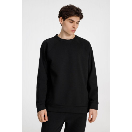 Свитшот унисекс S1, черный, размер XS/S