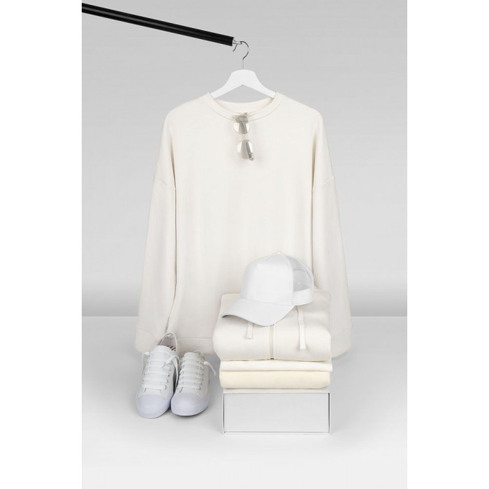 Свитшот унисекс S2, молочно-белый, размер XL/XXL