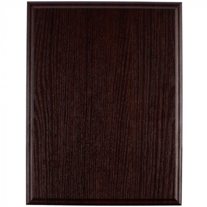 Плакетка Plaque, большая, вишня с серебристой пластиной