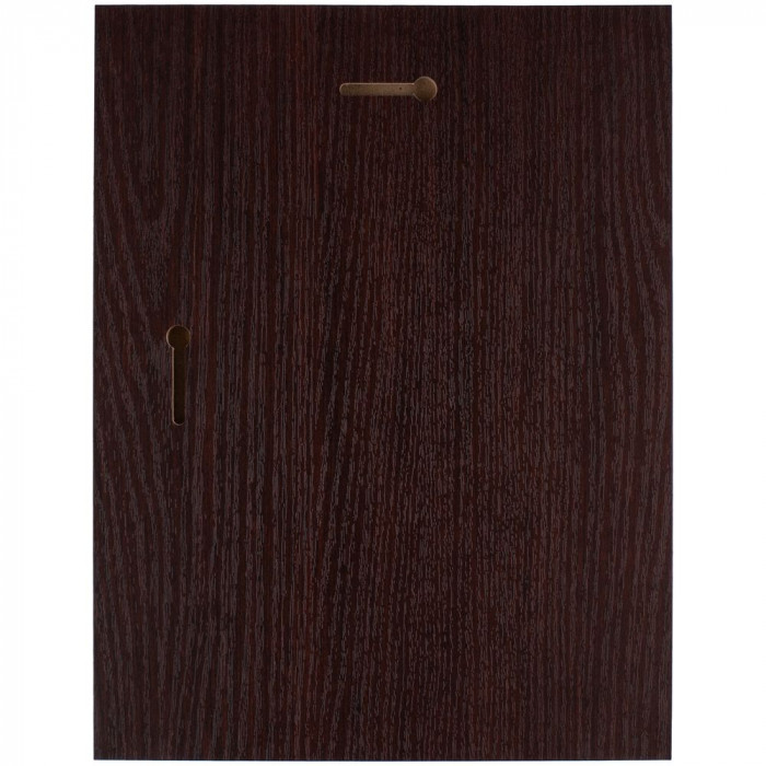 Плакетка Plaque, большая, вишня с серебристой пластиной