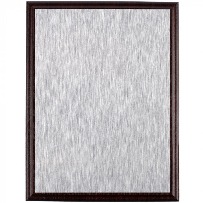 Плакетка Plaque, большая, вишня с серебристой пластиной