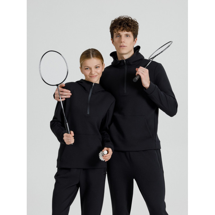 Набор для игры в бадминтон Gloucester, черно-серый