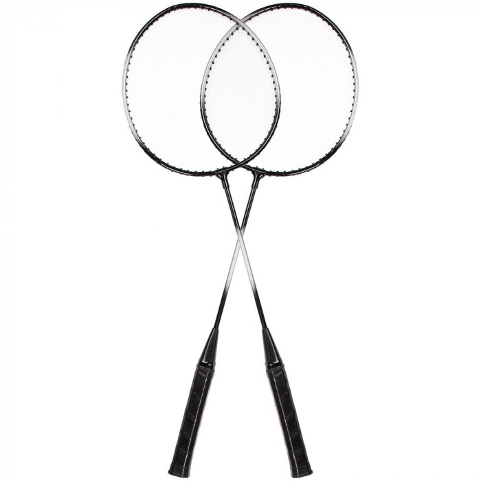 Набор для игры в бадминтон Gloucester, черно-серый