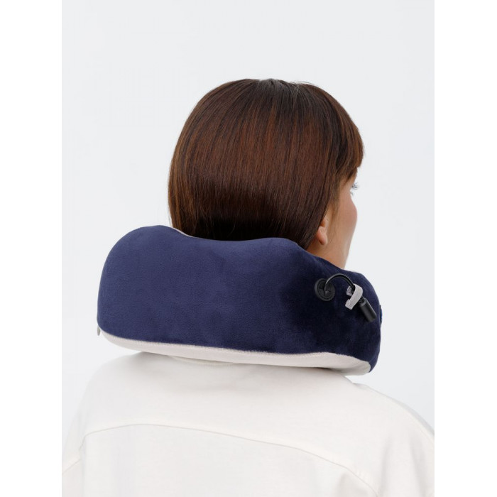 Дорожная подушка-массажер inRelax, синяя