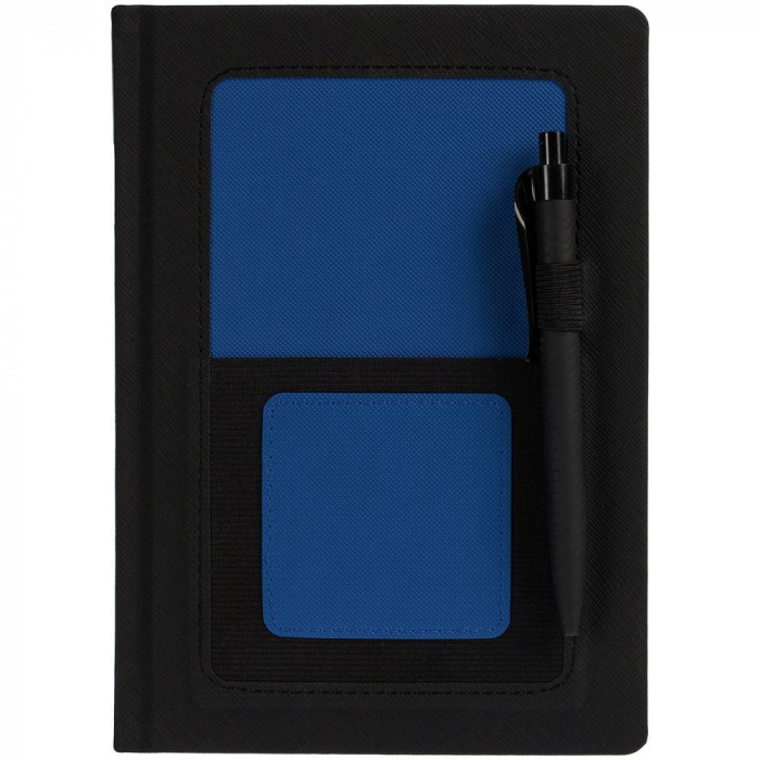 Ежедневник Mobile на заказ, недатированный, черно-синий