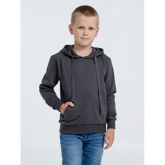 Худи детское Kirenga Kids 2.0, темно-серое (графит), 6 лет
