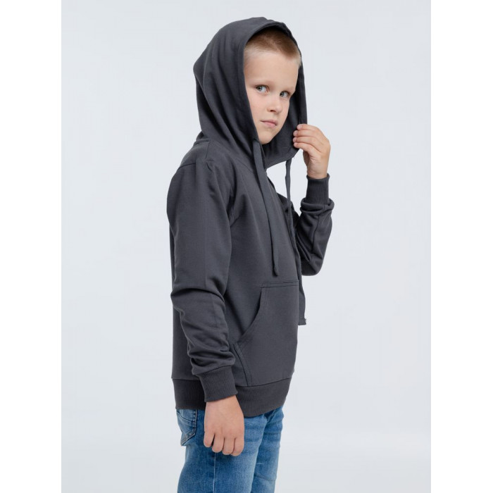 Худи детское Kirenga Kids 2.0, темно-серое (графит), 6 лет