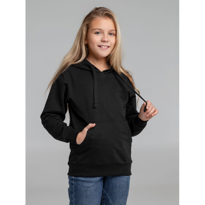 Худи детское Kirenga Kids 2.0, черное, 14 лет