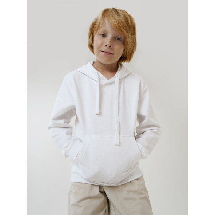 Худи детское Kirenga Kids 2.0, белое, 10 лет