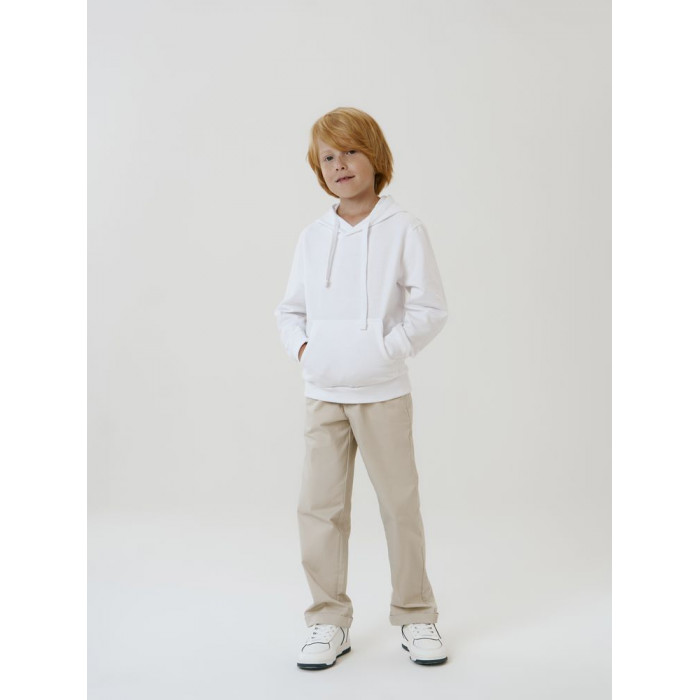 Худи детское Kirenga Kids 2.0, белое, 10 лет