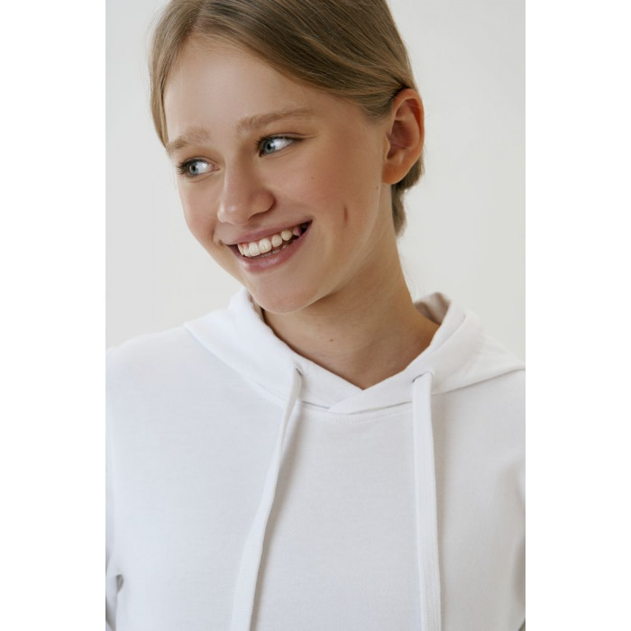 Худи детское Kirenga Kids 2.0, белое, 10 лет