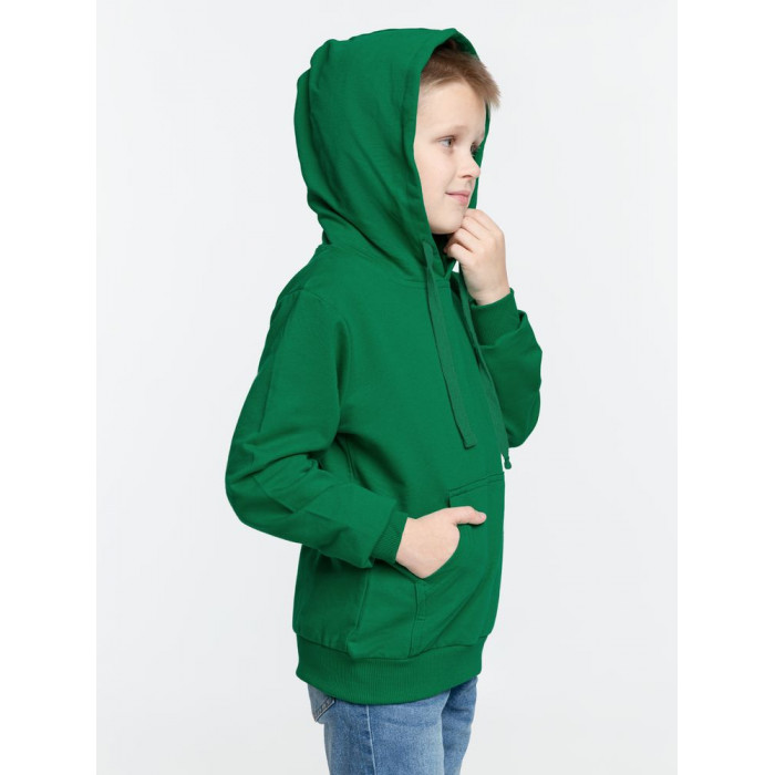 Худи детское Kirenga Kids 2.0, зеленое, 12 лет