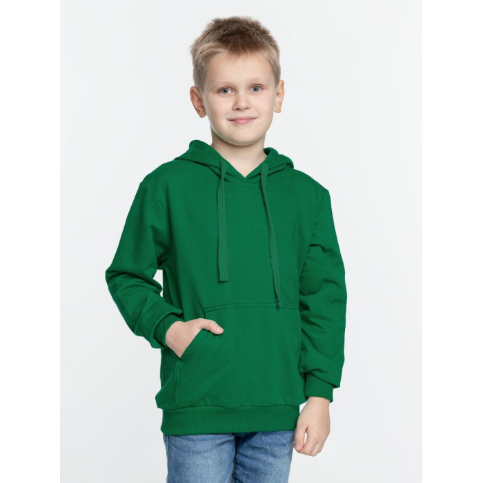 Худи детское Kirenga Kids 2.0, зеленое, 12 лет