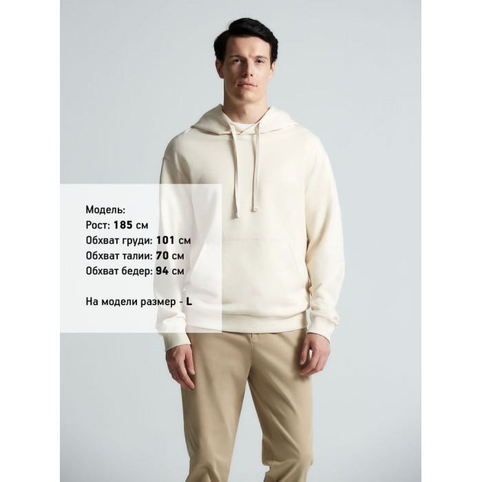 Худи Kirenga 2.0, молочно-белое, размер 4XL