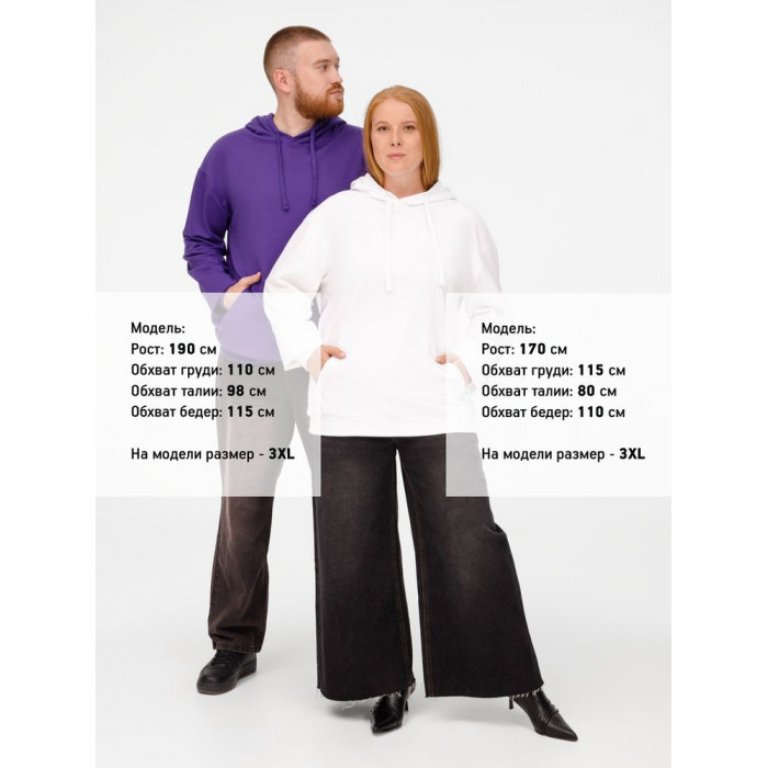 Худи Kirenga 2.0, фиолетовое, размер 4XL
