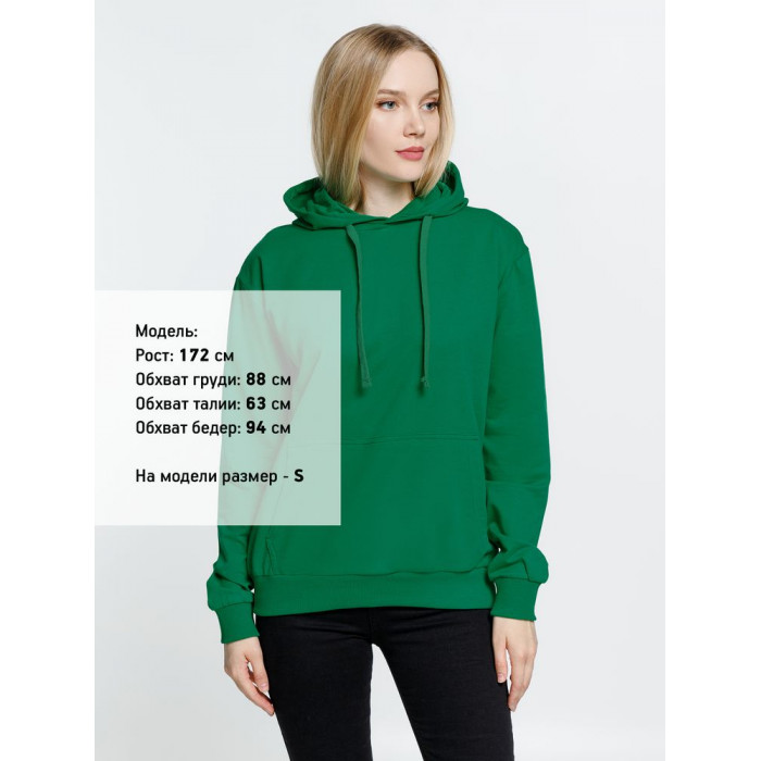 Худи Kirenga 2.0, зеленое, размер 4XL