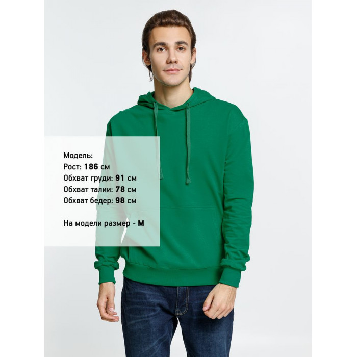 Худи Kirenga 2.0, зеленое, размер 4XL