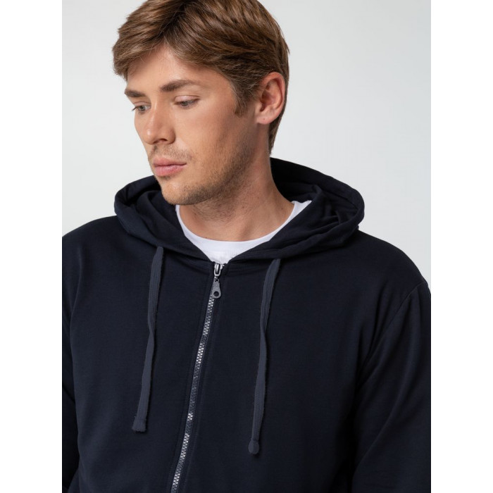 Толстовка на молнии с капюшоном Siverga 2.0, темно-синяя, размер 4XL