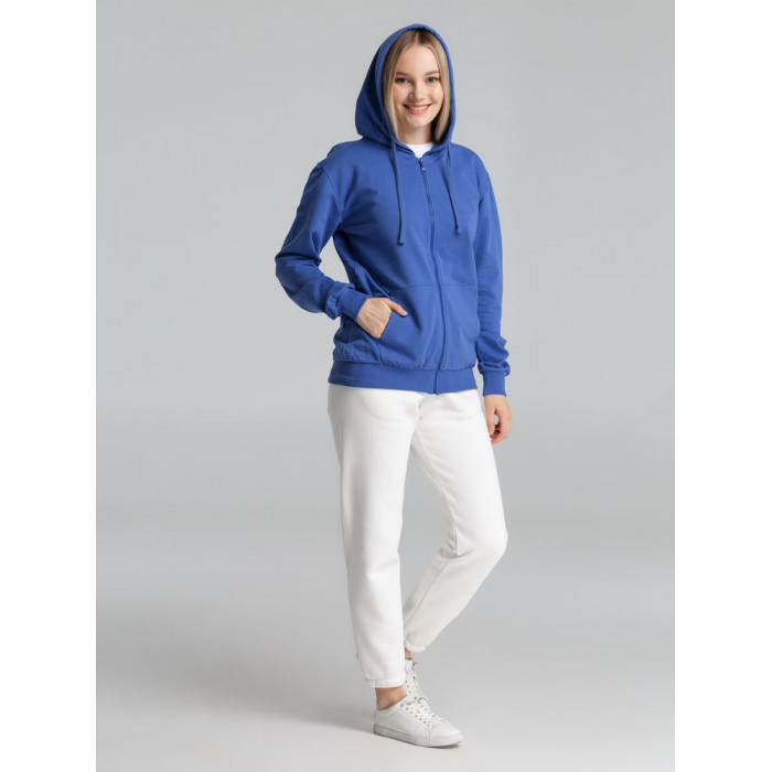 Толстовка на молнии с капюшоном Siverga 2.0, ярко-синяя, размер 5XL