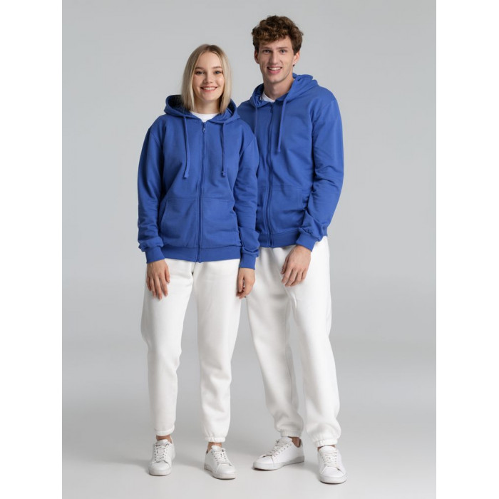 Толстовка на молнии с капюшоном Siverga 2.0, ярко-синяя, размер 5XL