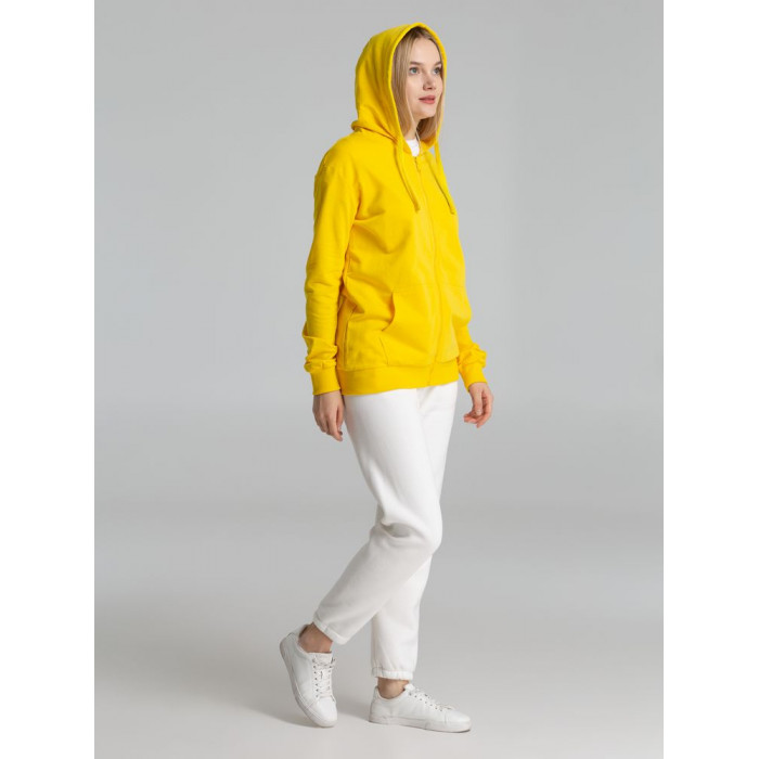 Толстовка на молнии с капюшоном Siverga 2.0, желтая, размер 4XL