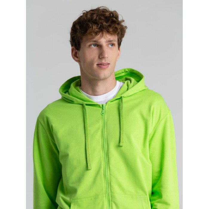 Толстовка на молнии с капюшоном Siverga 2.0, зеленое яблоко, размер 4XL
