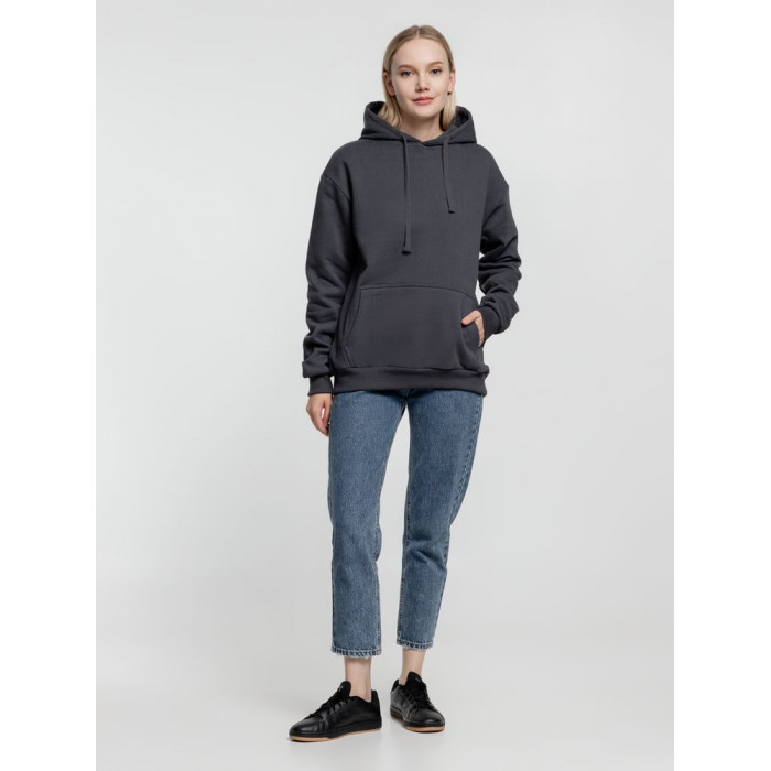 Худи Kirenga Heavy 2.0, темно-серое (графит), размер XS