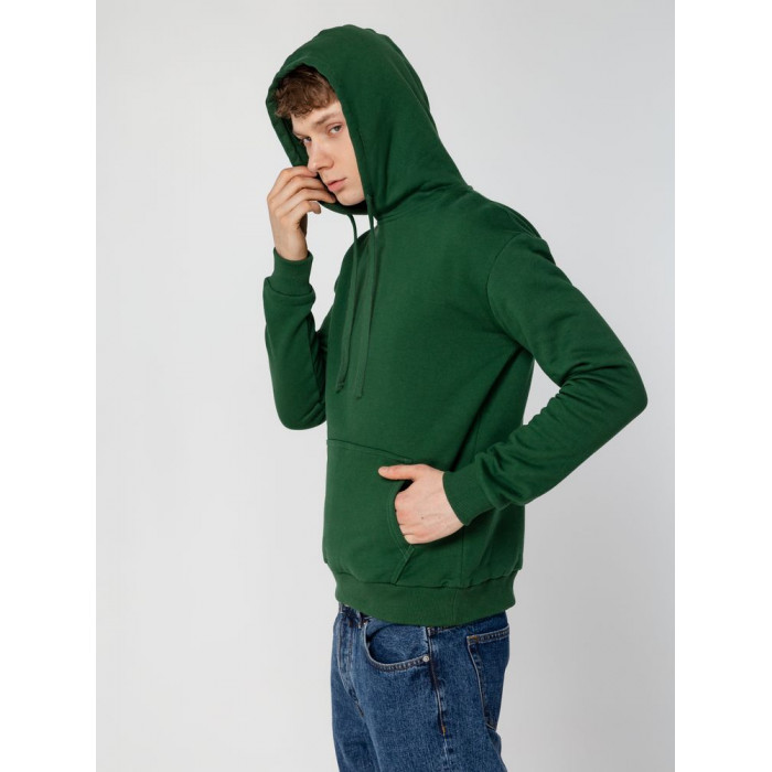 Худи Kirenga Heavy 2.0, темно-зеленое, размер 4XL