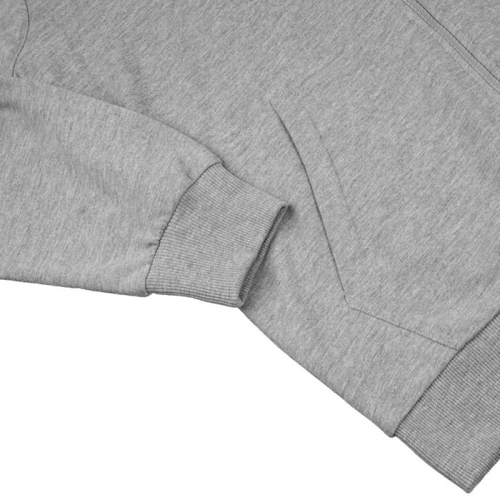 Толстовка на молнии с капюшоном Siverga Heavy 2.0, серый меланж, размер 5XL