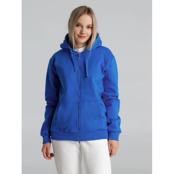 Толстовка на молнии с капюшоном Siverga Heavy 2.0, ярко-синяя, размер 5XL