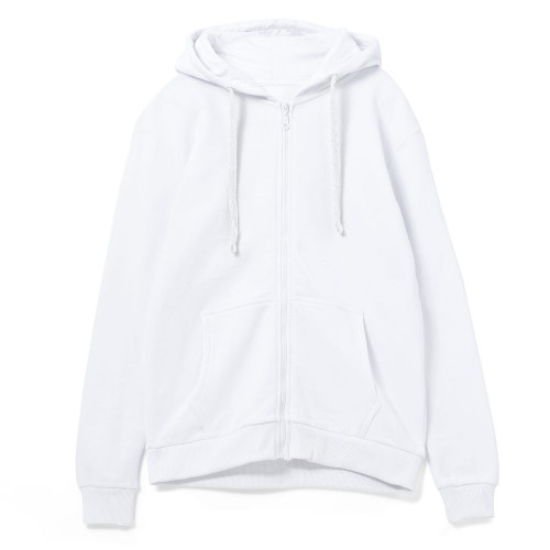 Толстовка на молнии с капюшоном Siverga Heavy 2.0, белая, размер 5XL