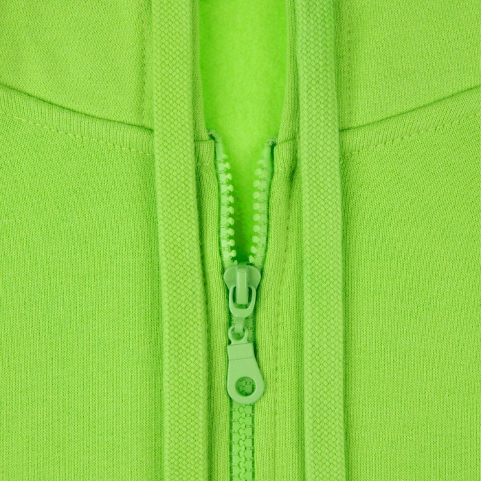 Толстовка на молнии с капюшоном Siverga Heavy 2.0, зеленое яблоко, размер 4XL