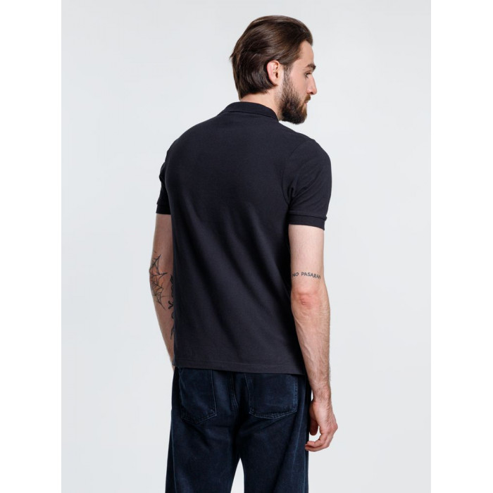 Рубашка поло мужская Adam, темно-синяя, размер XXL