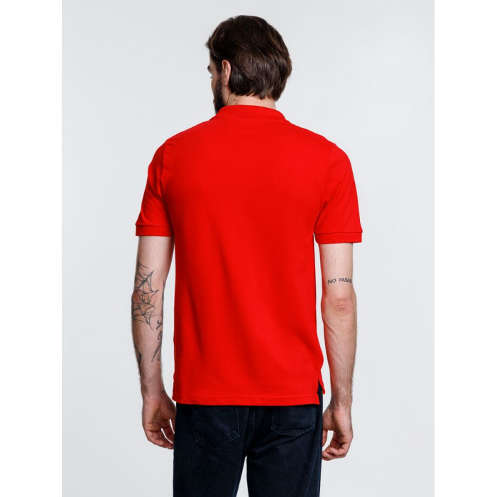 Рубашка поло мужская Adam, красная, размер XXL