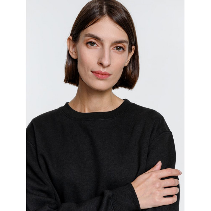 Свитшот унисекс Delta, черный, размер 3XL