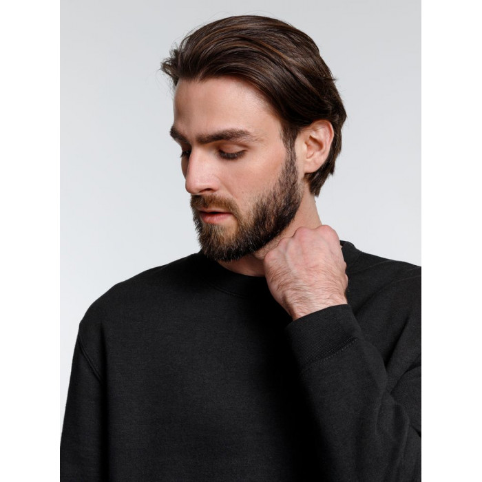 Свитшот унисекс Delta, черный, размер 3XL