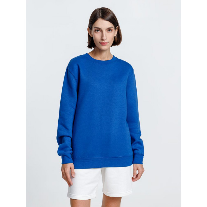 Свитшот унисекс Delta, ярко-синий, размер XXL