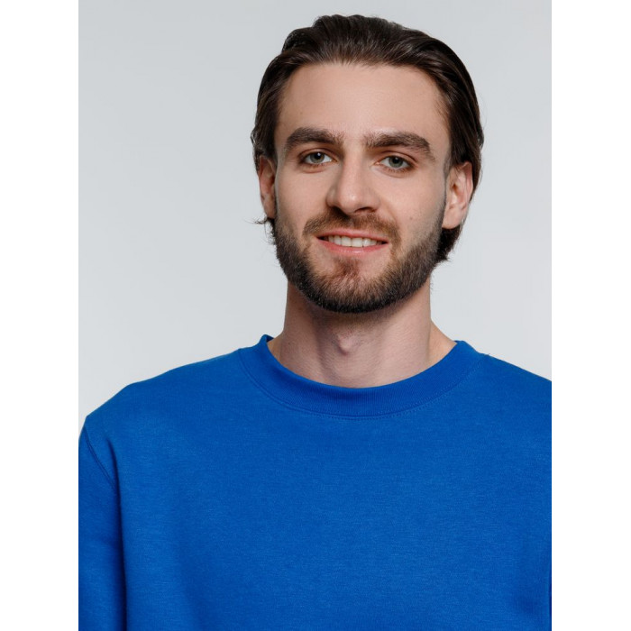 Свитшот унисекс Delta, ярко-синий, размер XXL